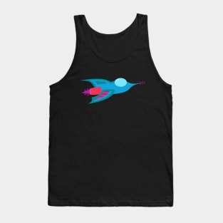 Retro Spaceship One Tank Top